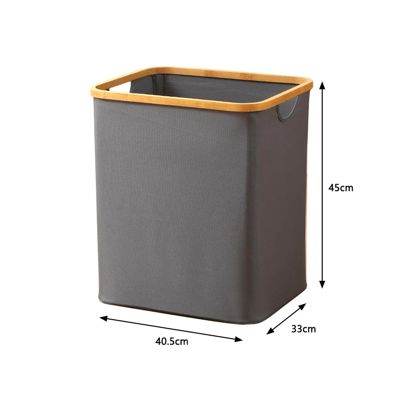 panier à linge pliable avec couvercle en tissu oxford - vue 15 sur 17