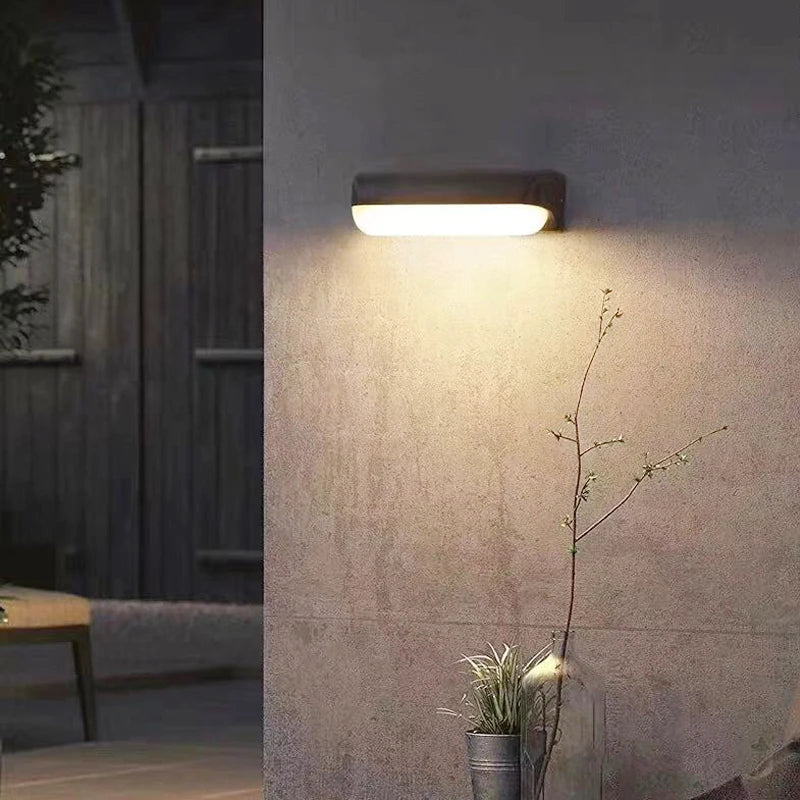 12W 24W courtyard wall light indoor and outdoor wall sconce lamp beautiful design fantastic garden lawn led lighting - vue 2 sur 8