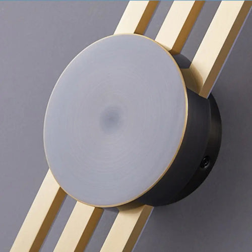 Minimalistische LED-Wandleuchte aus Messing für Restaurant und Flur - vue 7 sur 18