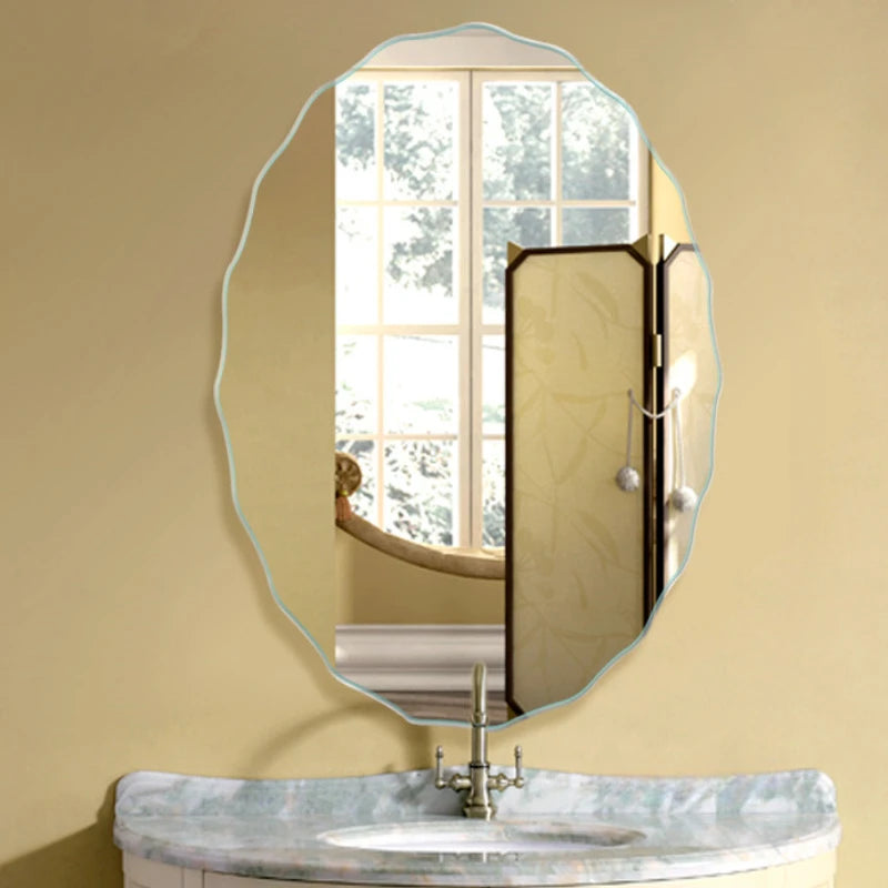 miroirs décoratifs ovales en macramé pour décoration intérieure - vue 6 sur 6