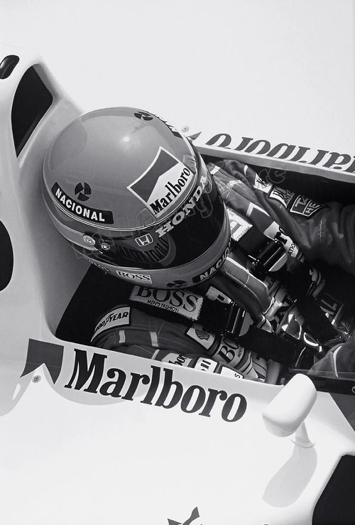 affiche vintage de voitures de sport en noir et blanc pour décoration intérieur