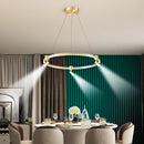 Moderne Pendelleuchte mit Ring und dekorativen Spotlights für Ihr Zuhause