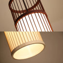 lustre bambou tissé main rotin osier