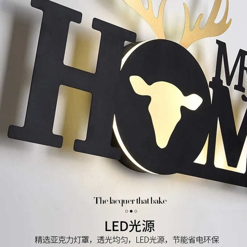 applique murale led lettre pour décoration intérieure enfants - vue 7 sur 12