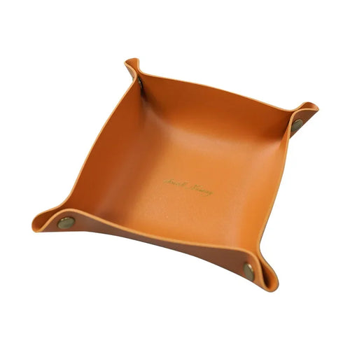 boîte de rangement en cuir pour bureau et accessoires - vue 20 sur 20