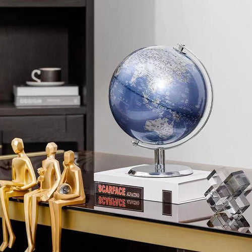 globe terrestre rétro pour l'éducation et la décoration des enfants - vue 2 sur 7