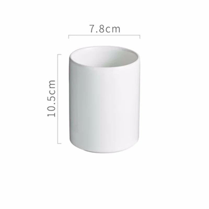 tasse créative en céramique pour brosse à dents et bain de bouche - vue 13 sur 16