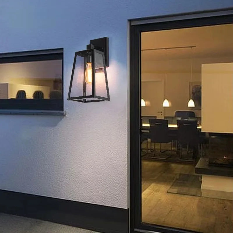 Retro Loft Industrial LED Vintage Wall Lamp light With frame , Wall Sconce Arandela De Pared - vue 3 sur 6
