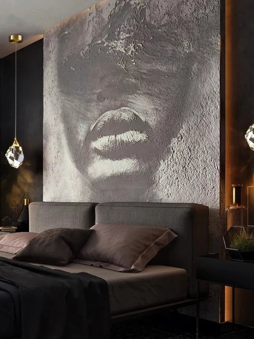 lustre en cristal nordique led pour intérieur