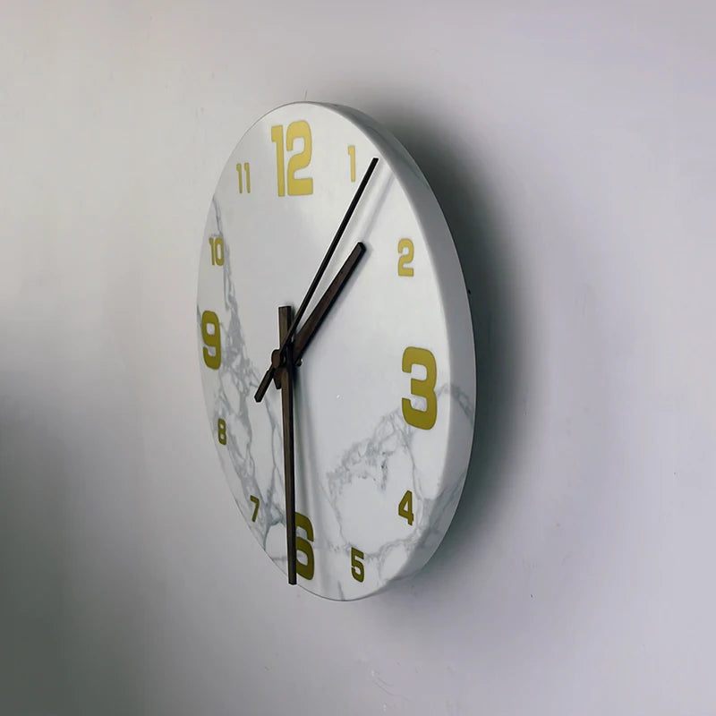 applique murale minimaliste nordique de luxe en marbre naturel avec led
