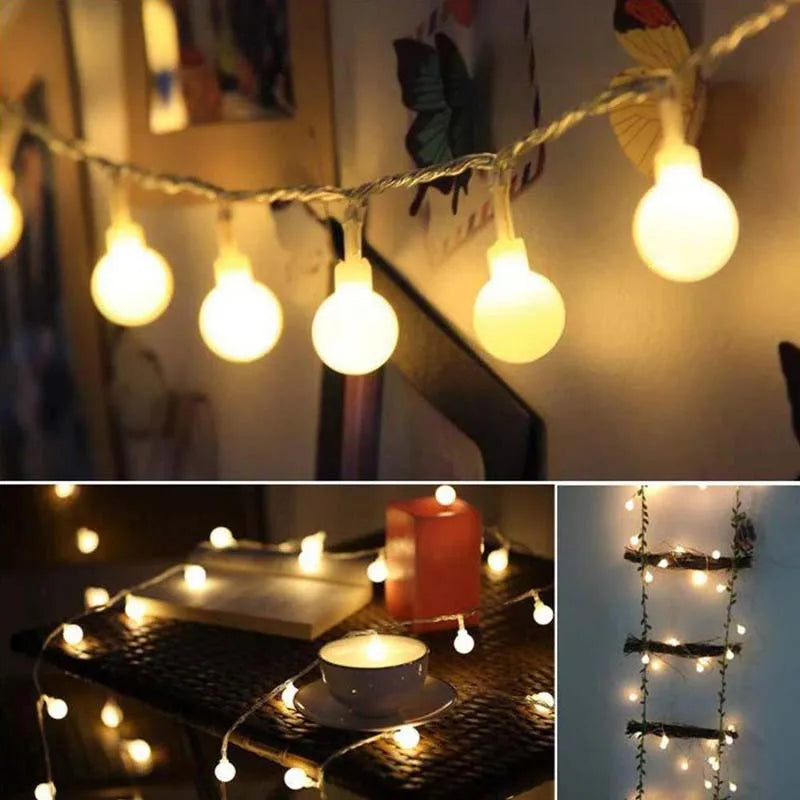 guirlande lumineuse led avec télécommande pour décoration festive extérieure - vue 2 sur 15