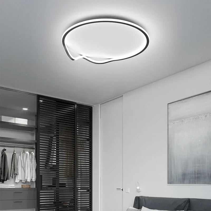 plafonnier led design nordique simple créatif décoratif intérieur - vue 5 sur 10