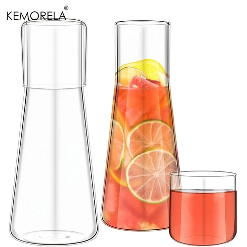 Carafe de chevet verre borosilicate avec gobelet