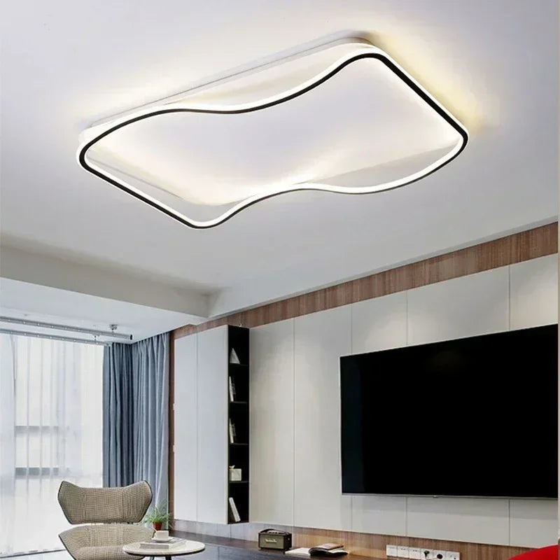 Moderner LED-Deckenleuchte für dekorative Innenbeleuchtung - vue 6 sur 19