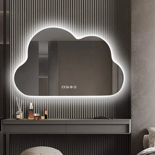 miroir nuage horizontal de luxe avec éclairage led pour maquillage - vue 6 sur 8