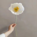 branche de fleurs artificielles pavot pour décoration et bricolage