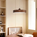 lustre médiéval lampe bar style japonais en rondins suspendue