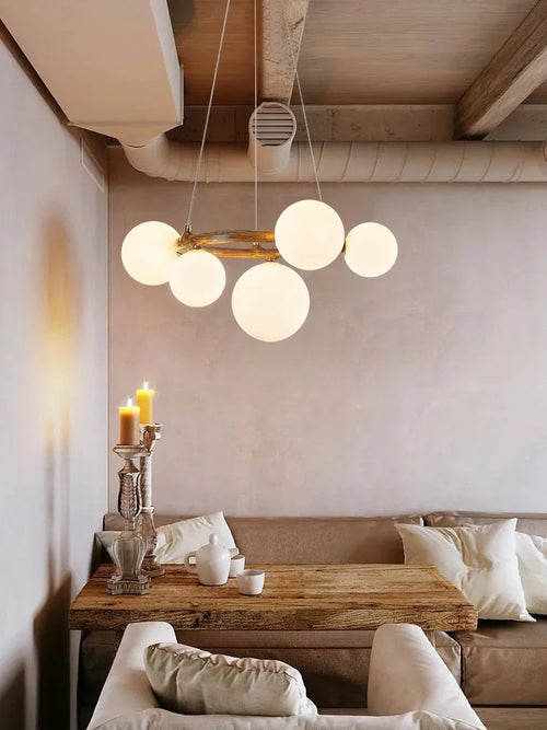 Wabi-Sabi-Kronleuchter für elegante Innendekoration - vue 5 sur 9