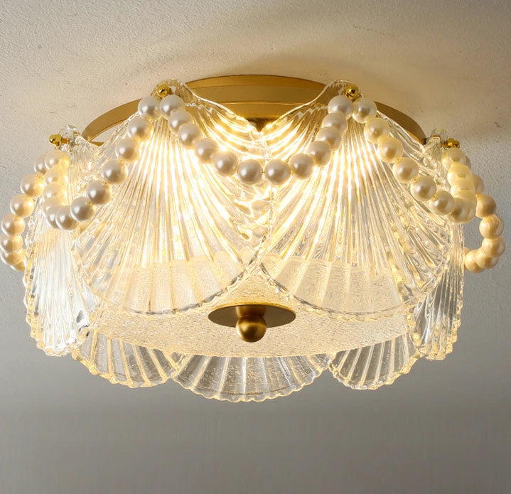 plafonnier led en verre design moderne pour décoration intérieure esthétique - vue 10 sur 12