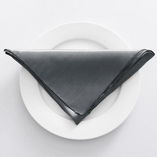 Serviette de table satin décorative style occidental réception