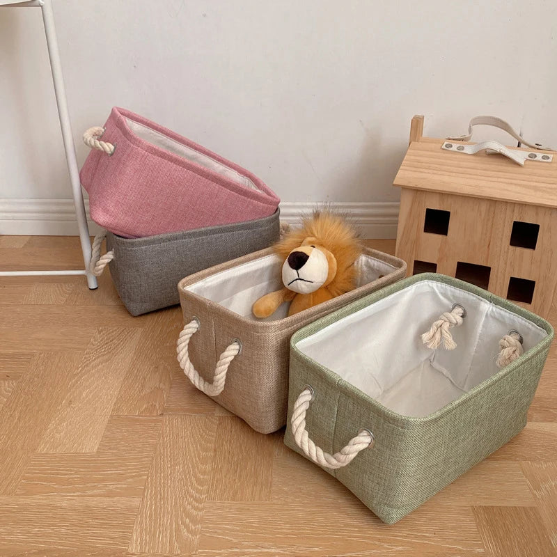 panier de rangement pliable pour vêtements et fournitures diverses - vue 6 sur 12