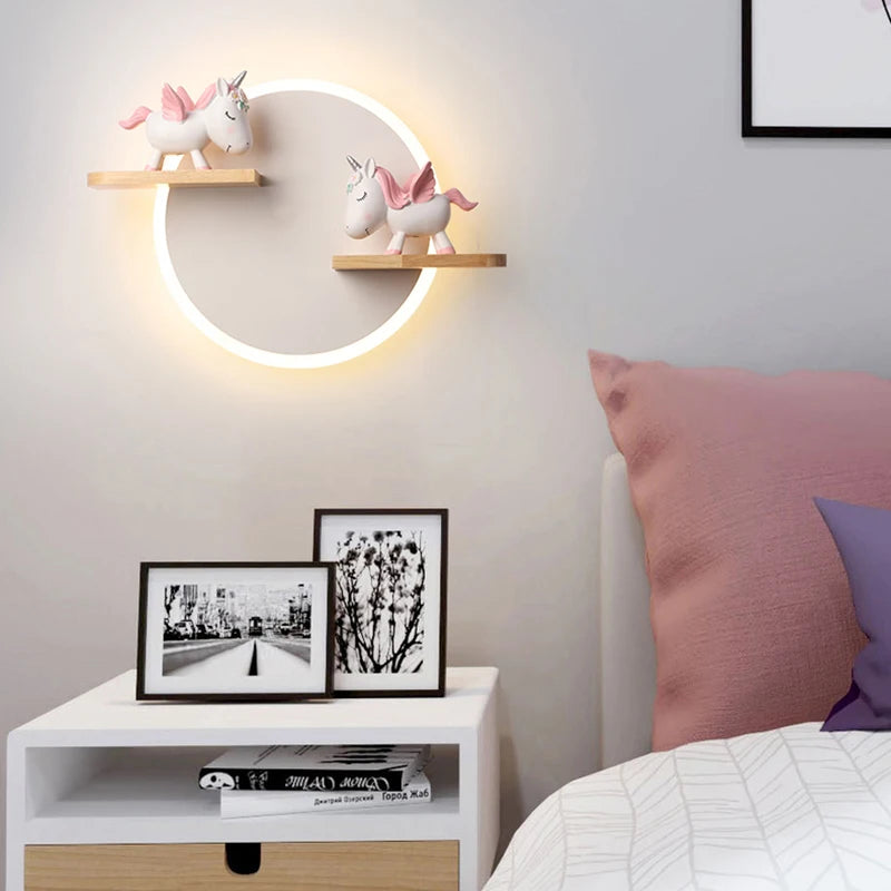 Applique murale Led nordique en forme de dessin animé - vue 6 sur 8