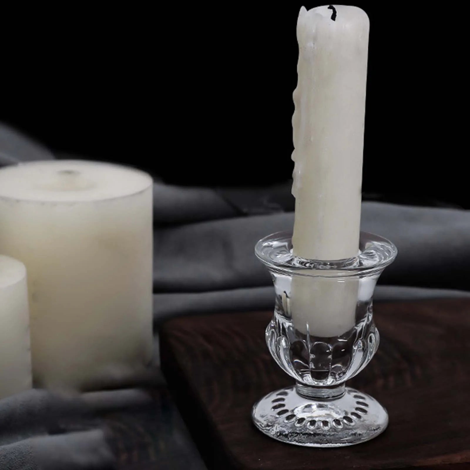 bougeoir de style européen pour décoration festive et élégante - vue 8 sur 8