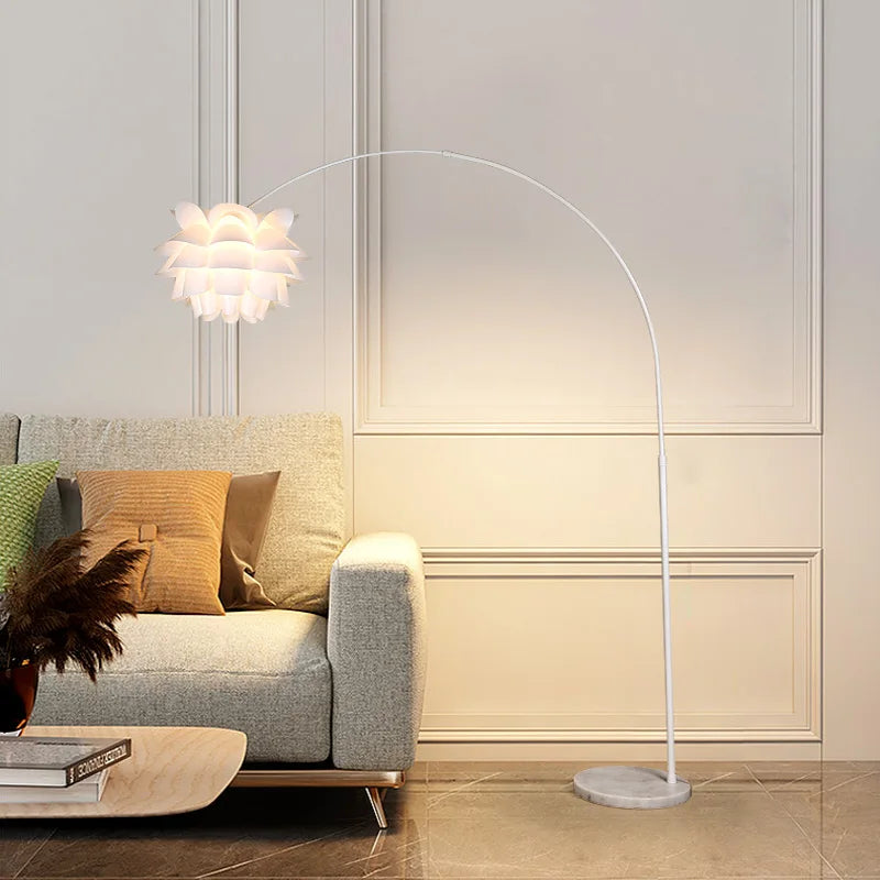 lampadaire en acrylique design pour décoration intérieure élégante - vue 5 sur 17
