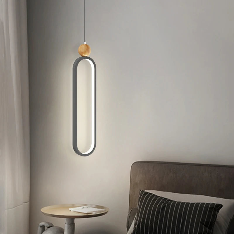 Moderner nordischer Kronleuchter minimalistisch für Restaurant und Bar - vue 4 sur 11