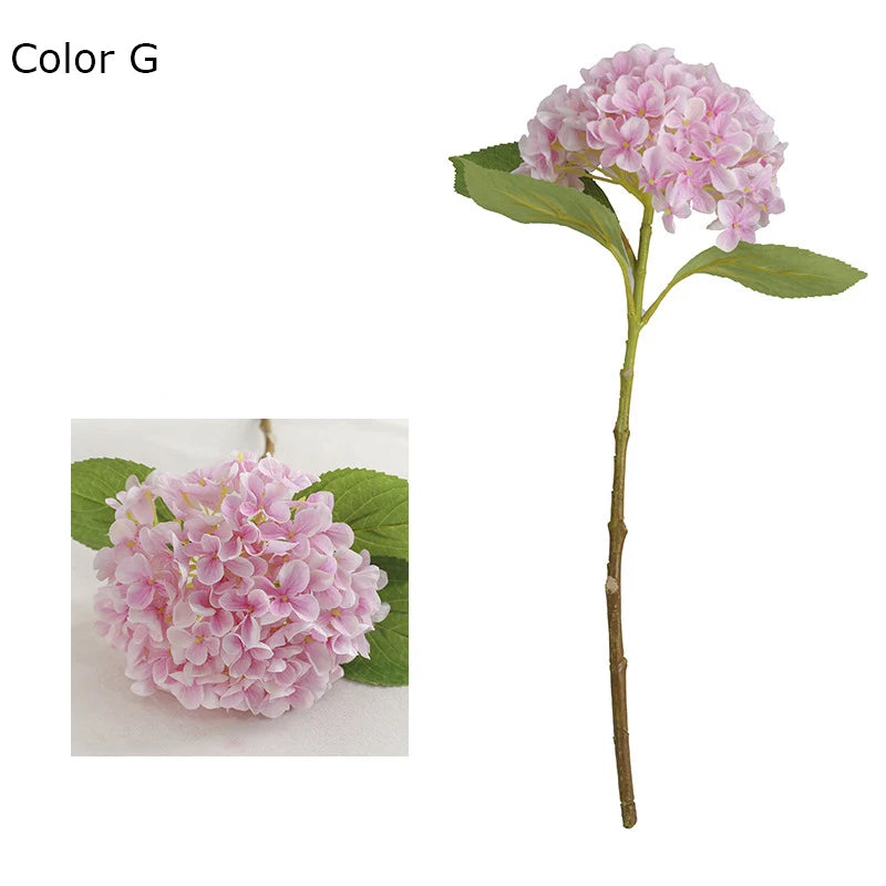 fleur d'hortensia artificielle pour décoration de mariage et fête - vue 14 sur 13