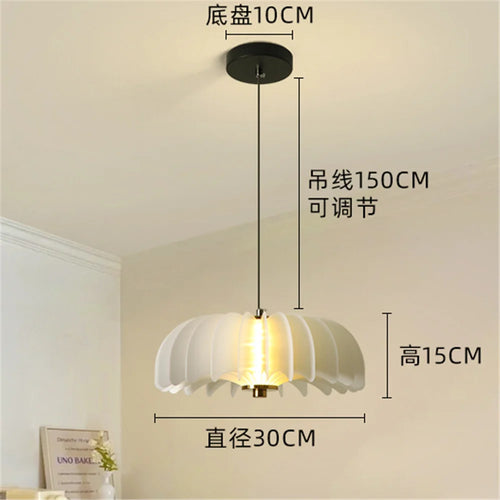 Postmoderner LED-Kronleuchter Kürbis Design für die Innendekoration - vue 7 sur 9