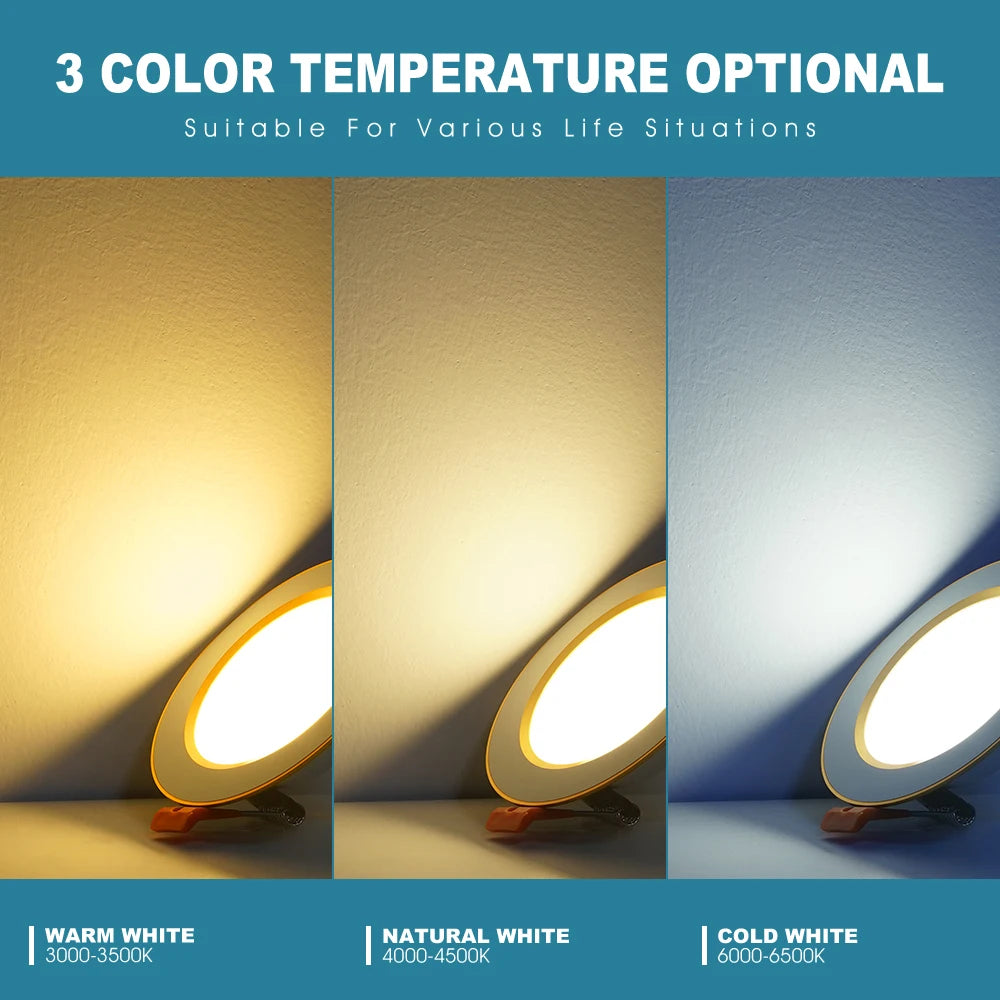 spot led encastrable sans pilote pour éclairage intérieur - vue 4 sur 6