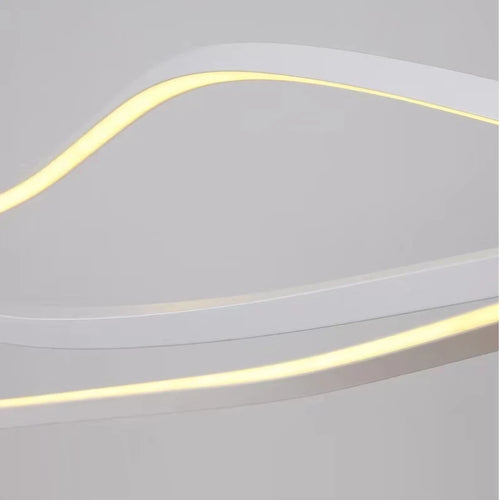 suspension led minimaliste en aluminium pour éclairage maison