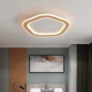 plafonnier led ultra-mince en bois massif style nordique moderne