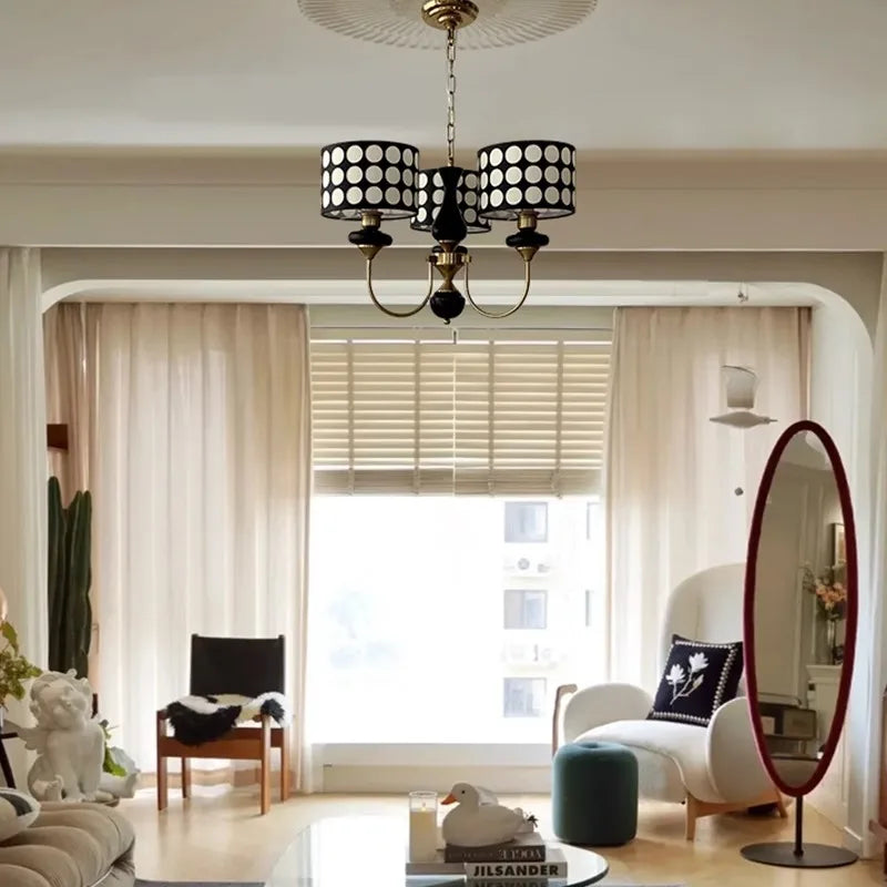 lustre en cuivre moderne pour hôtel et décoration intérieure - vue 5 sur 12