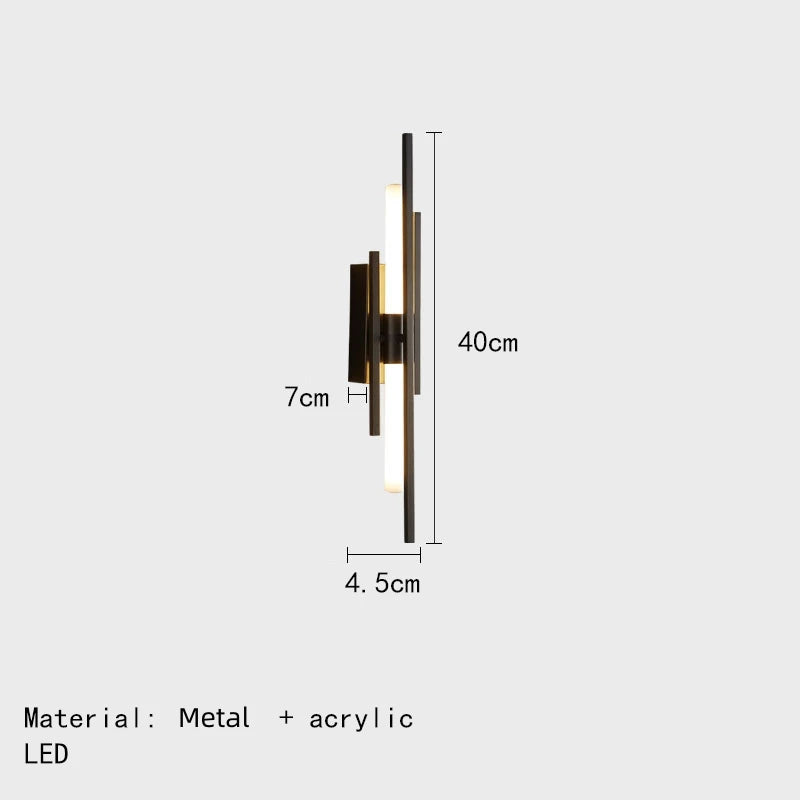 applique murale design minimaliste pour éclairage moderne intérieur