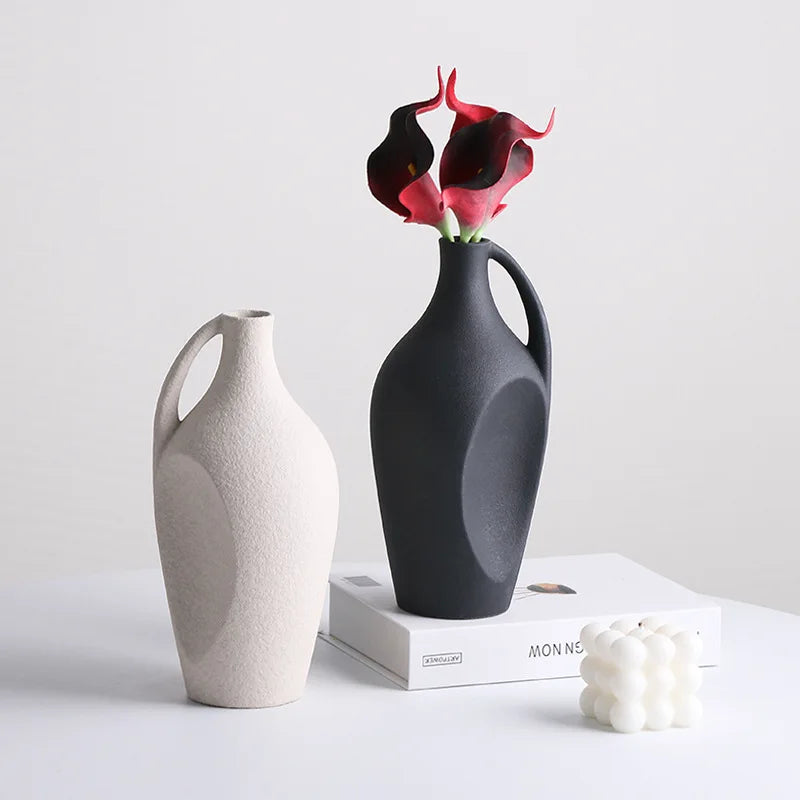 Nordic ins style home ceramic vases, light luxury decoration, living room, TV cabinet, decorative ornaments