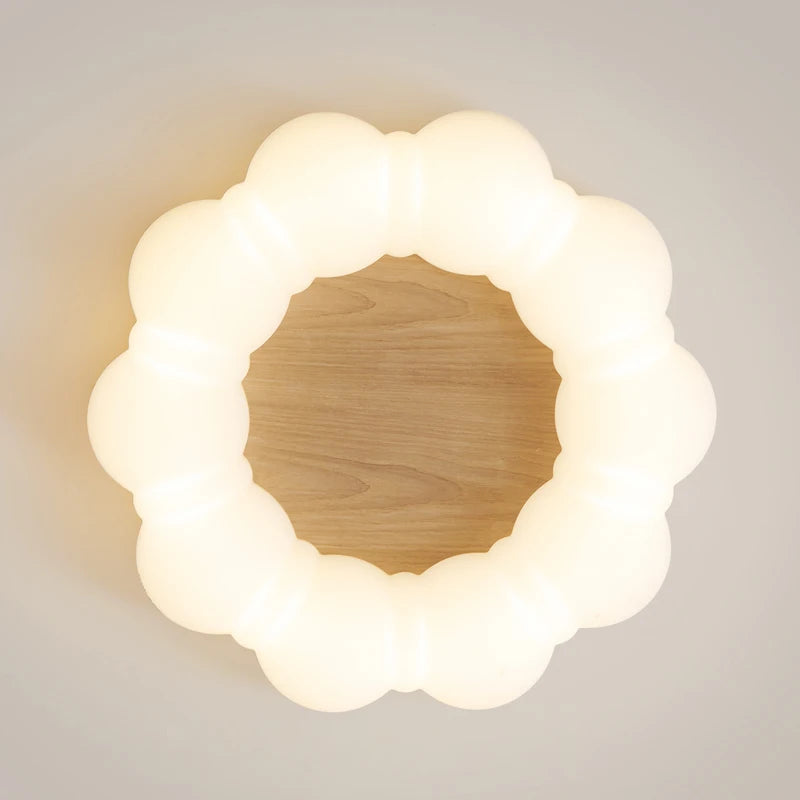 Personalisierter nordischer LED-Kronleuchter für Kinder - vue 6 sur 8