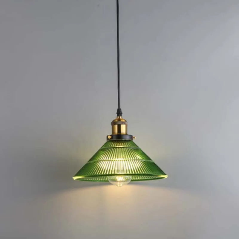 lampe suspendue en verre design nordique luminaire décoratif d'intérieur - vue 2 sur 8