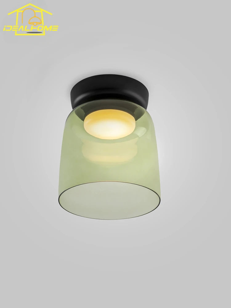 Design-Deckenleuchte aus Glas für moderne Wohnräume - vue 3 sur 21