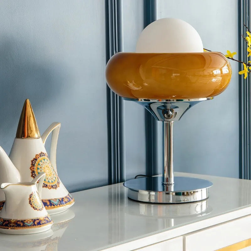 lampe de table design moderne bauhaus guzzini rétro - vue 5 sur 10