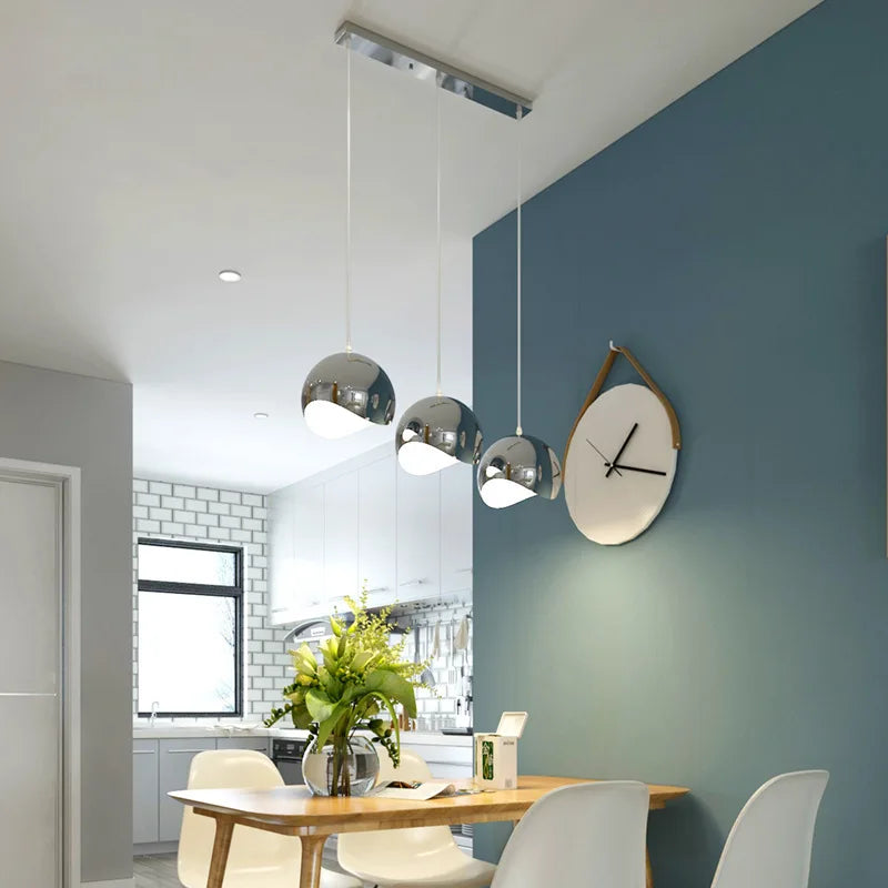Suspension led moderne simple ou triple tête - vue 5 sur 18