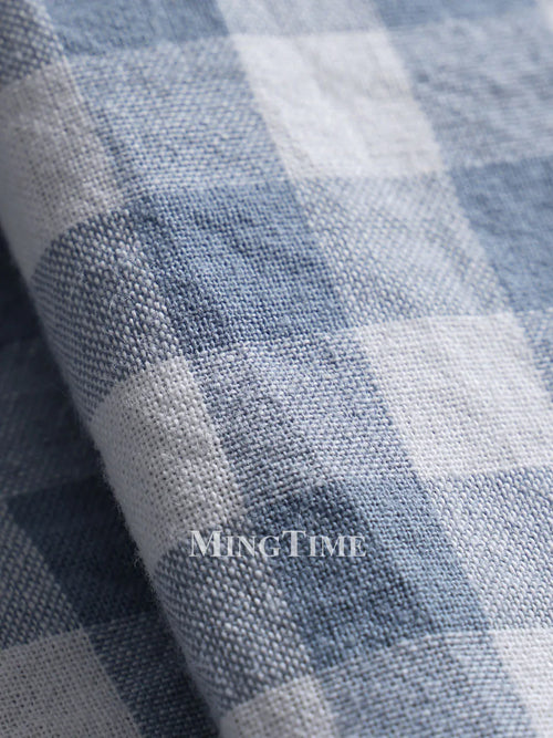 Serviette de table coton motif vichy style campagne