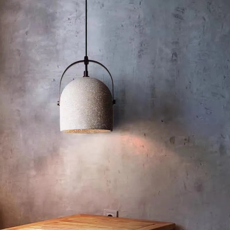 suspension en béton terrazzo design industriel pour intérieur - vue 6 sur 9