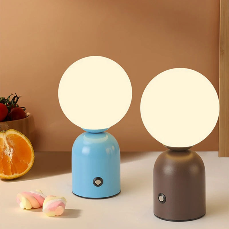 LED-Schreibtischlampe wiederaufladbar für dekorative Innenbeleuchtung - vue 4 sur 10
