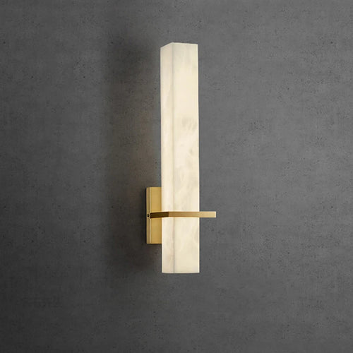 applique murale de luxe en cuivre et marbre pour intérieur élégant