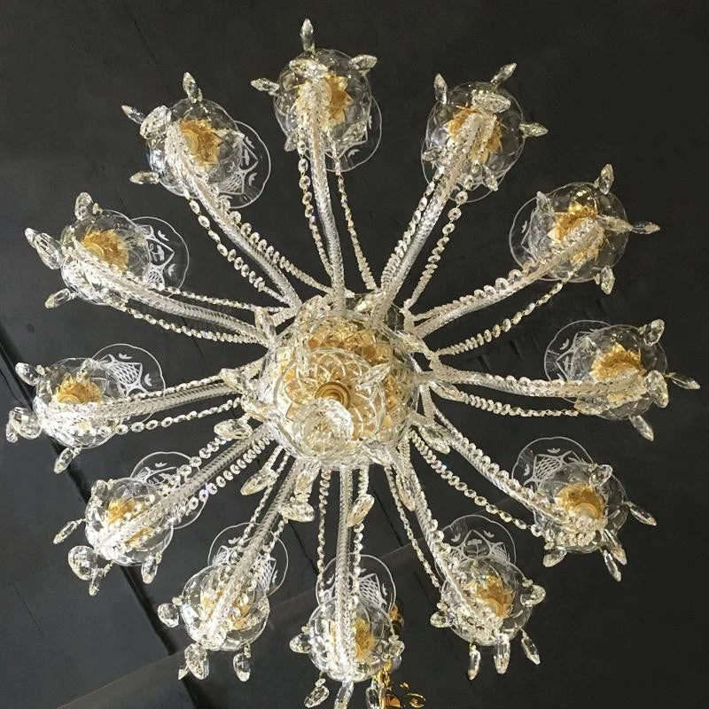 lustres en cristal pour éclairage créatif dans les halls - vue 7 sur 9