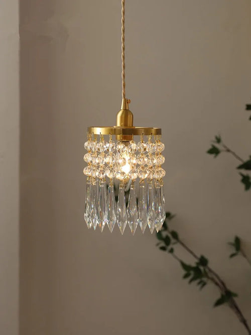 Romantischer Kristall-Kronleuchter für elegante Innendekoration - vue 4 sur 7
