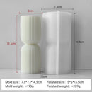 moule en silicone pour bougies aromatiques cylindriques fait main