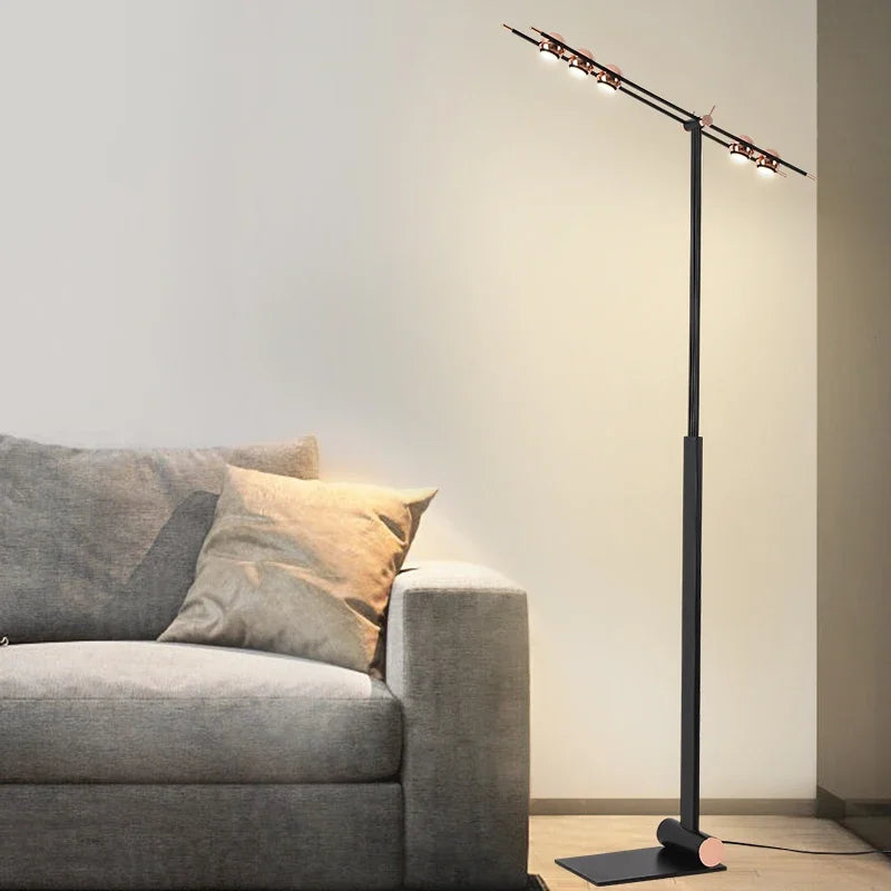 lustre led créatif italien en forme de haricot pour décoration intérieure - vue 6 sur 15